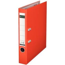 Ordner Leitz 1015-50-20 10155020 A4, 52mm, Pappe/PP-Folie, Wechselfenster, hellrot