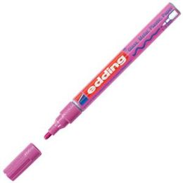Glanzlack-Marker, Edding 751, 4-751-9-079, 1-2mm, Rundspitze, pink-metallic, Pack 10 Stk
