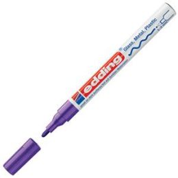 Glanzlack-Marker, Edding 751, 4-751-9-008, 1-2mm, Rundspitze, violett, Pack 10 Stk