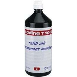 Permanentmarker-Nachfülltusche Edding T1000 4-T1000002 rot, für permanente Edding Marker, Flasche 1000ml