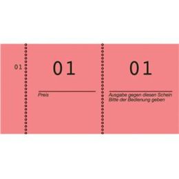 Nummernblock Avery Zweckform 869-10-3 105x53mm pink 1-1000, Pack 10 Stk