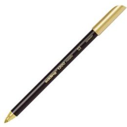 Fasermaler Edding 1200 4-1200053 1-3mm, Rundspitze, auswaschbar, gold-metallic, Pack 10 Stk