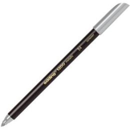 Fasermaler Edding 1200 4-1200054 1-3mm, Rundspitze, auswaschbar, silber-metallic, Pack 10 Stk