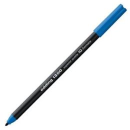 Fasermaler Edding 1300 4-1300010 2mm, Rundspitze, auswaschbar, hellblau, Pack 10 Stk
