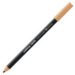 Fasermaler Edding 1300 4-1300016 2mm, Rundspitze, auswaschbar, hellorange, Pack 10 Stk