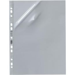 Prospekthüllen Oxford 100460992 71412/2FL A4 120my PP genarbt oben / Lochrand offen, Pack 100 Stk