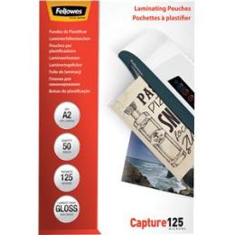Laminierfolie Fellowes 5309302 A2, 125micron, glänzend, Pack 50 Stk