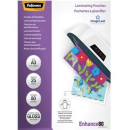 Laminierfolie Fellowes 5396403 CRC53964 80micron A3, Pack 25 Stk