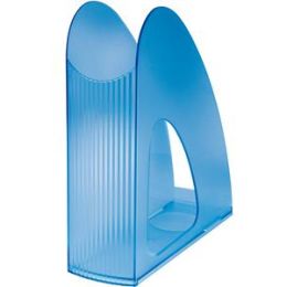Stehsammler HAN 1611-64 Twin blau-transluzent A4 Kunststoff