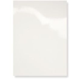 Einbanddeckel GBC CE020070 Chromolux A4 250g Hochglanzkarton weiß beidseitig glänzend, Pack 100 Stk