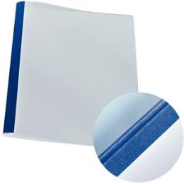 Thermobindemappen Leitz 177119 3mm blau Leinen A4, Pack 25 Stk