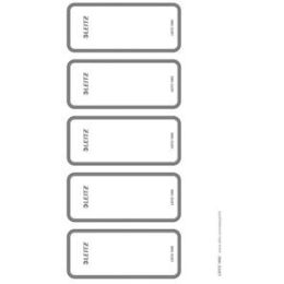 Ordner-Rückenschild Etiketten Leitz 1692-00-85 16920085 grau selbstklebend breit PC für Ordner 1005, Pack 50 Stk
