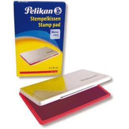 Stempelkissen Pelikan 331132 9 x 16 cm, rot Metallgehäuse