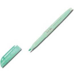 Textmarker, Pilot SW-FL-SG (4136064), Frixion Light Soft, 3,8mm, Keilspitze, radierbar, pastellgrün, Pack 12 Stk