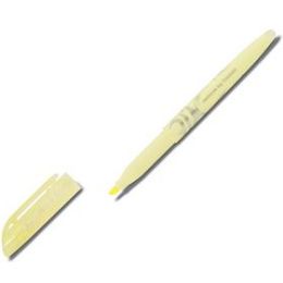Textmarker, Pilot SW-FL-SY (4136065), Frixion Light Soft, 3,8mm, Keilspitze, radierbar, pastellgelb, Pack 12 Stk