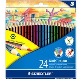 Farbstift Staedtler 185C24 185 C24 Noris colour 24er-Etui, farbig sortiert