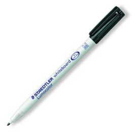 Whiteboardmarker, Staedtler 301-9, Lumocolor whiteboard pen, 1mm, Rundspitze, schwarz
