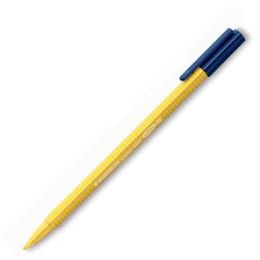 Fasermaler Staedtler 323-1 triplus color 1mm, Rundspitze, auswaschbar, gelb