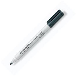 Whiteboardmarker, Staedtler 341-9, Lumocolor whiteboard compact, 1mm, Rundspitze, schwarz