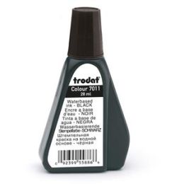 Stempelfarbe ohne Öl Trodat 517011011 7011/DB22 schwarz dokumentenecht, 28ml