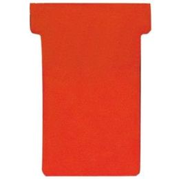 T-Karten Franken TK101 rot 47x17mm Größe 1, Pack 100 Stk