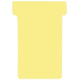 T-Karten Franken TK104 gelb 47x17mm Größe 1, Pack 100 Stk