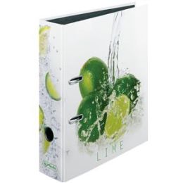 Motiv-Ordner Herlitz 300003269 11306008 maX.file A4, 80mm, Pappe/Cellophanpapier, Limette