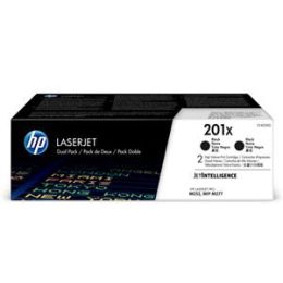 Tonerpatrone, HP CF400XD, 201X, Doppelpack, 2 x schwarz, je 2.800 Seiten
