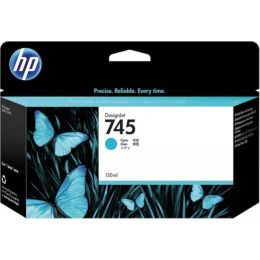 Tintenpatrone HP F9J97A 745 cyan 130ml
