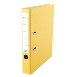 Ordner Soennecken 120089310 3341 A4, 50mm, Pappe/PP-Folie, Wechselfenster, gelb