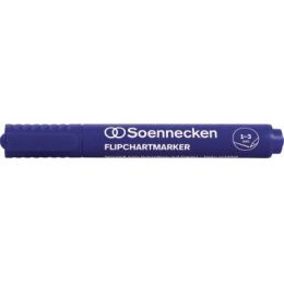 Flipchartmarker Soennecken 155011750 3076 1-3mm, Rundspitze, blau