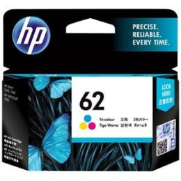 Tintenpatrone, HP C2P06AE, 62, farbig 4,5ml 165 Seiten