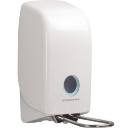 Seifenspender Kimberly-Clark 6955 Aquarius 1000ml weiß mit Armhebel abschließbar